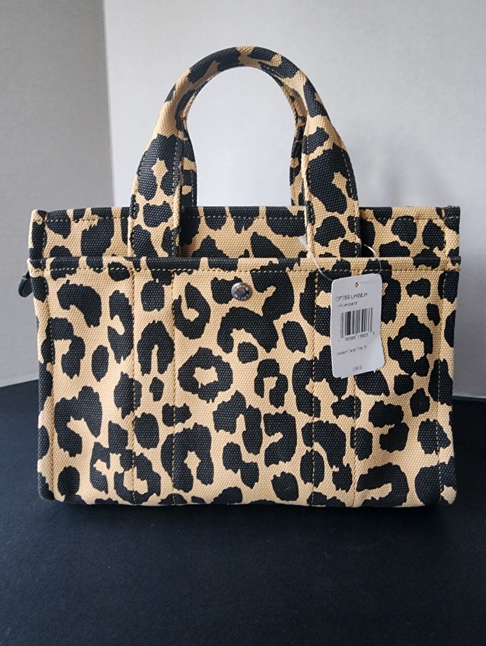 ✨️NWT✨️ Coach Limited Edition Leopard Cargo Zip Top Tote 26, 2024 - Picture 3 of 10